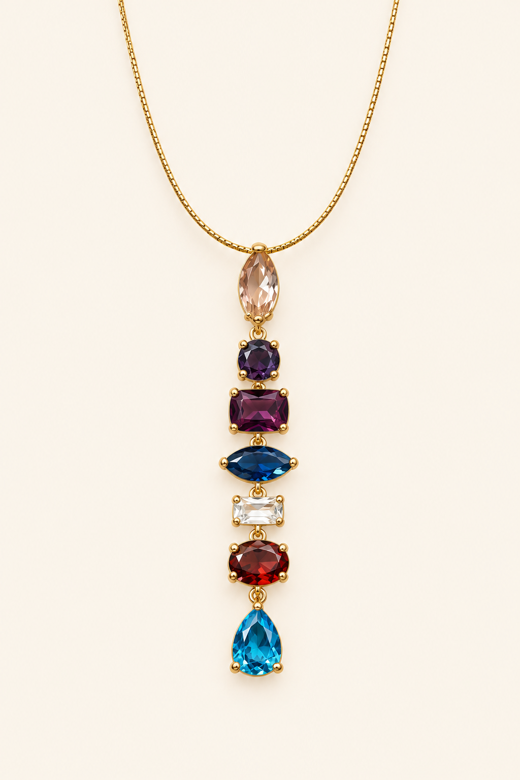 Anti-tarnish Naqsh necklace