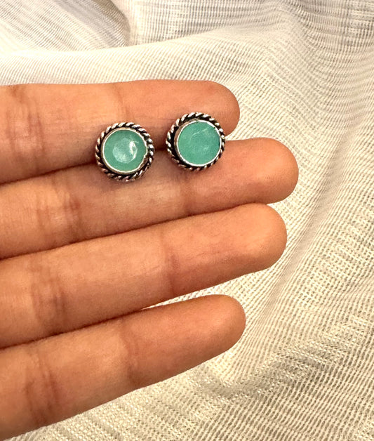 Turquoise Ratna Studs