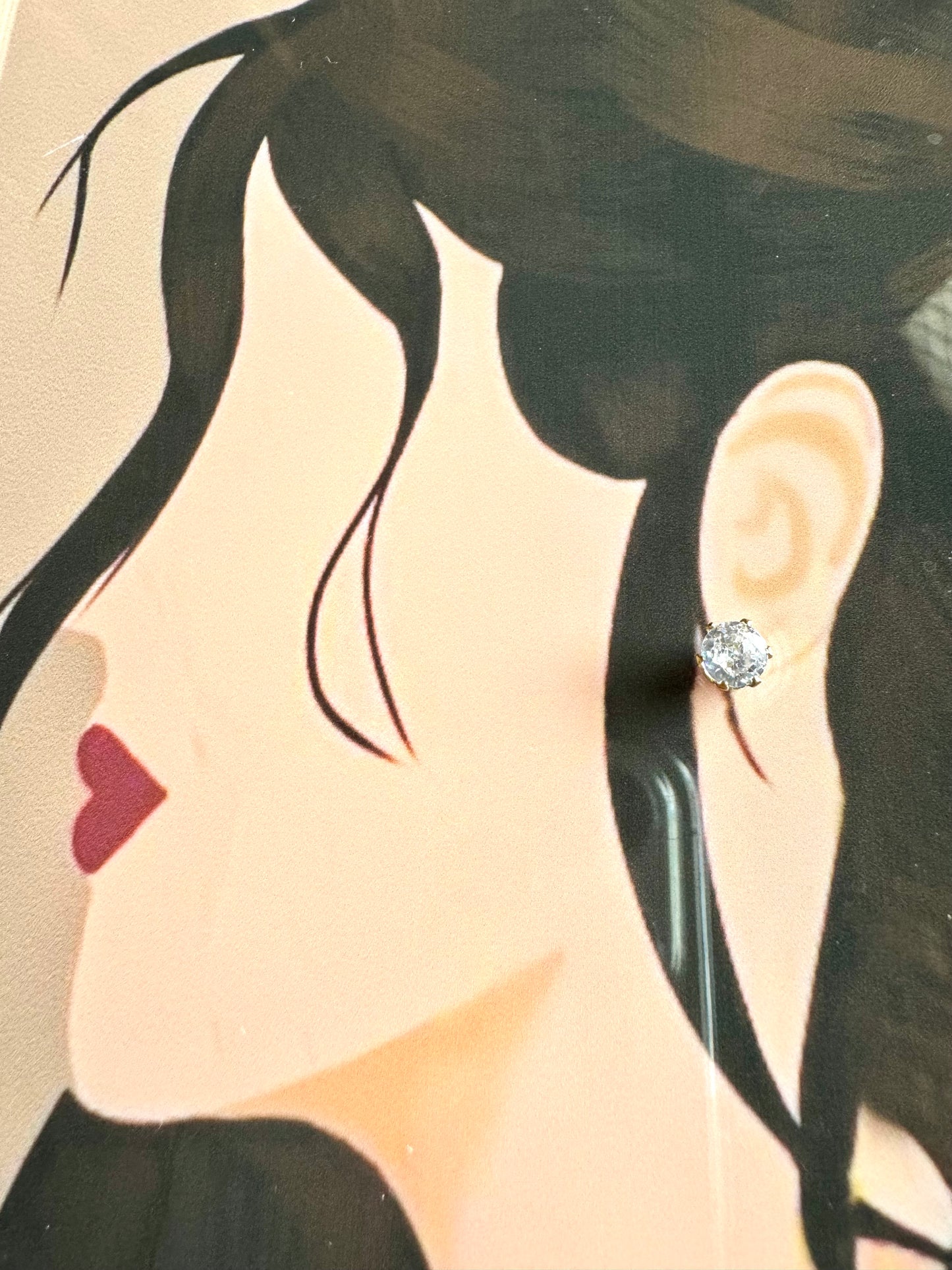 Anti Tarnish Black Clover Studs Combo