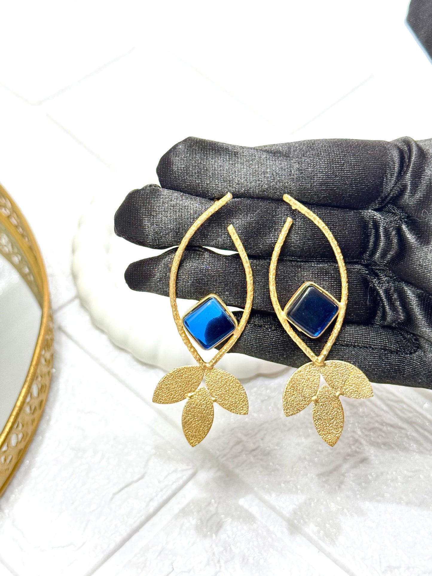 Blue Bloom Earrings