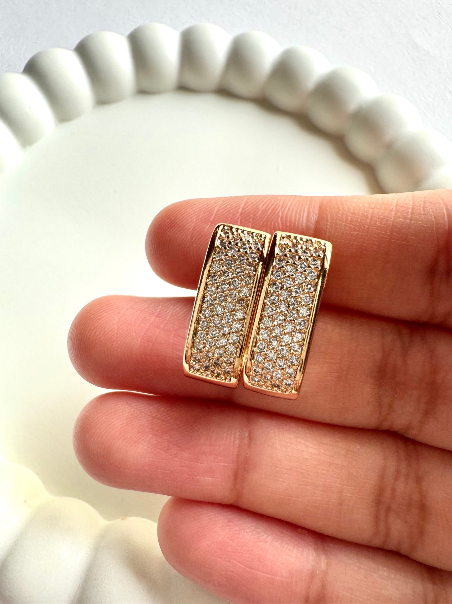 Anti Tarnish Glint Earrings