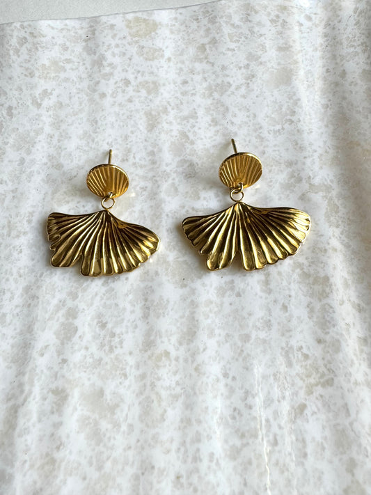 Anti Tarnish Flame Earrings