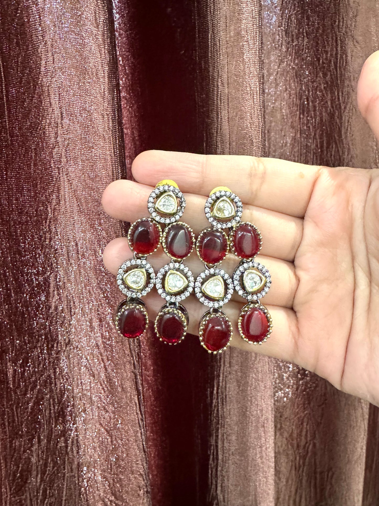Ruby Layered Amira Necklace