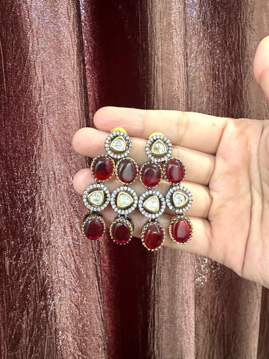 Ruby Layered Amira Necklace