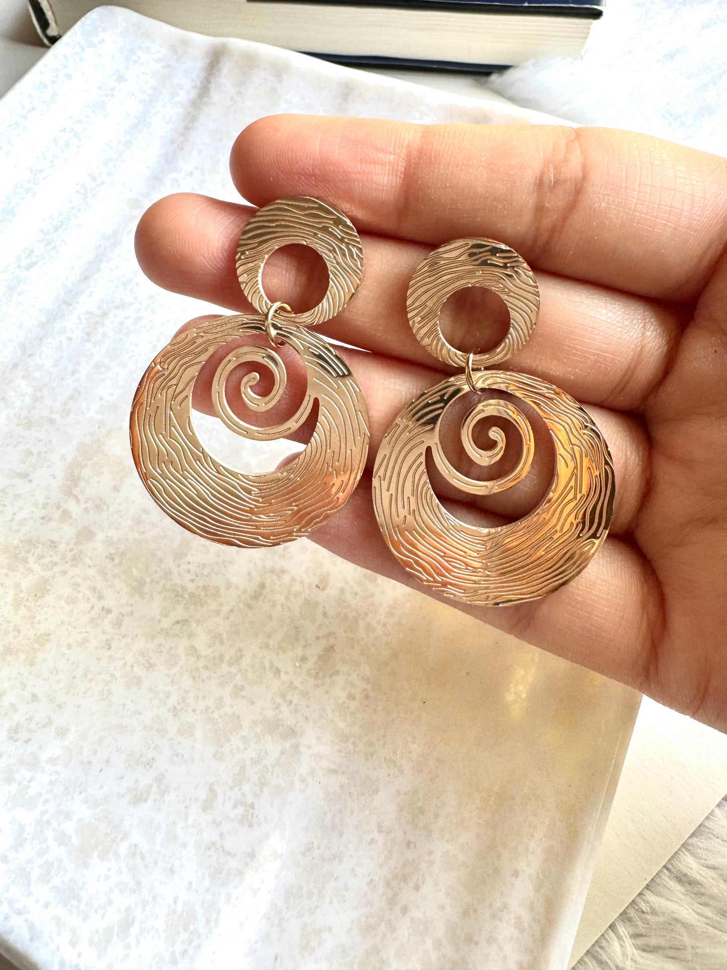 Anti Tarnish Comet Earrings