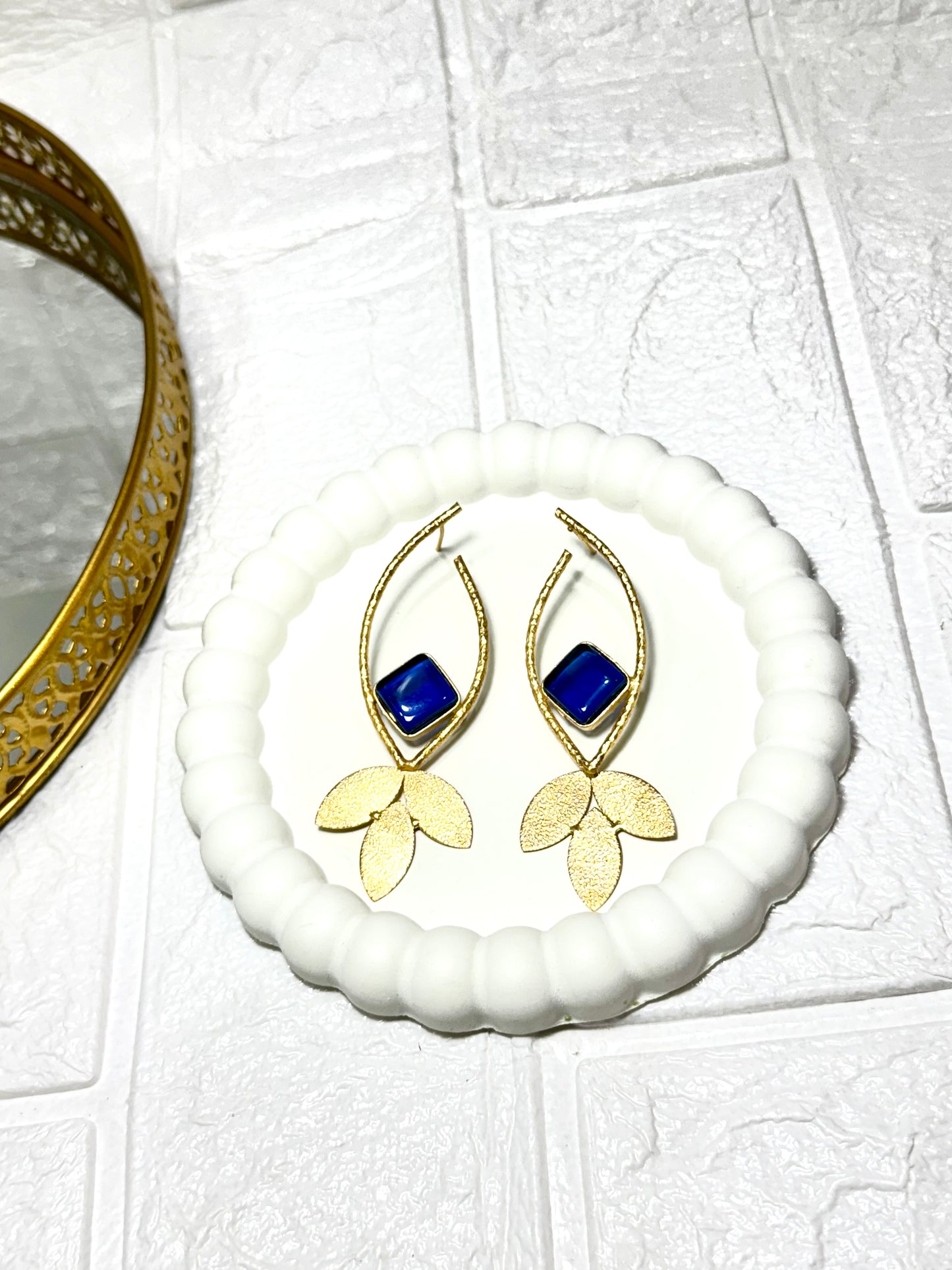 Blue Bloom Earrings