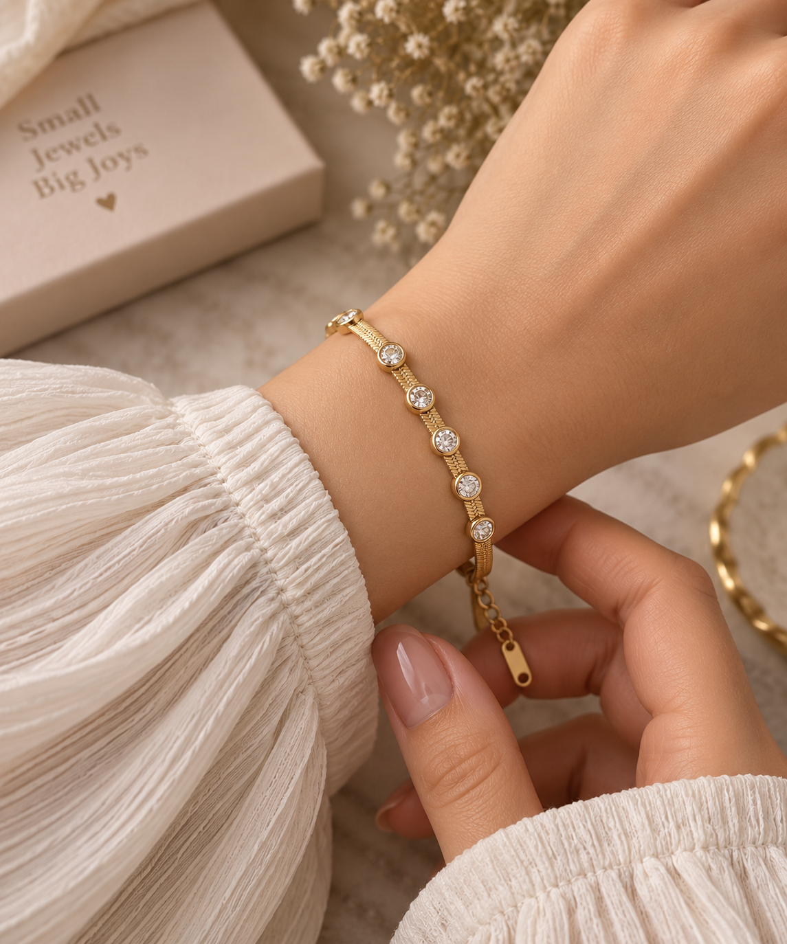 Anti Tarnish Linka Loose Bracelet