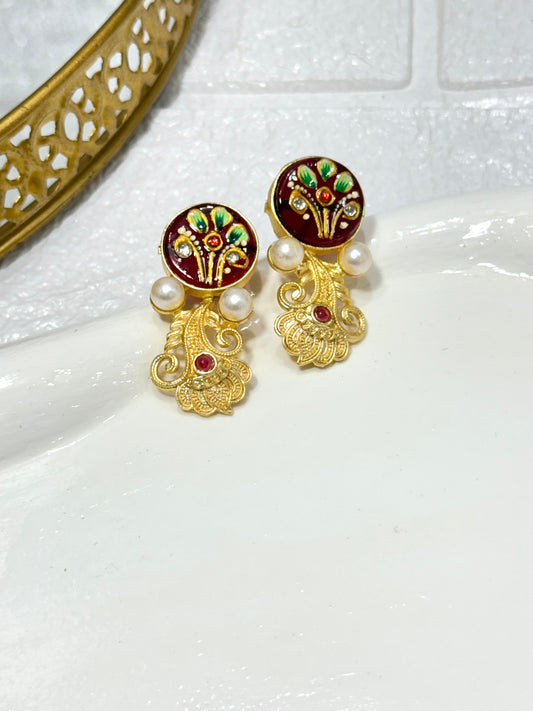 Ruby Rangini Earrings