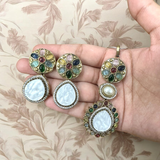 Multicolour Shahana Necklace