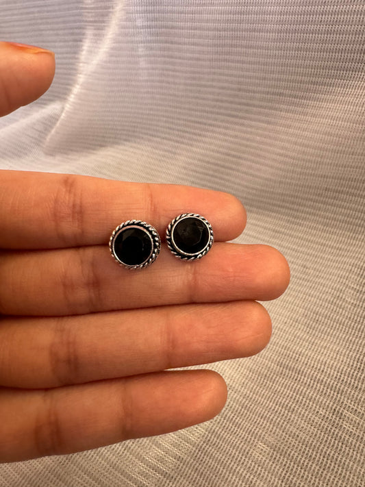 Black Ratna Studs