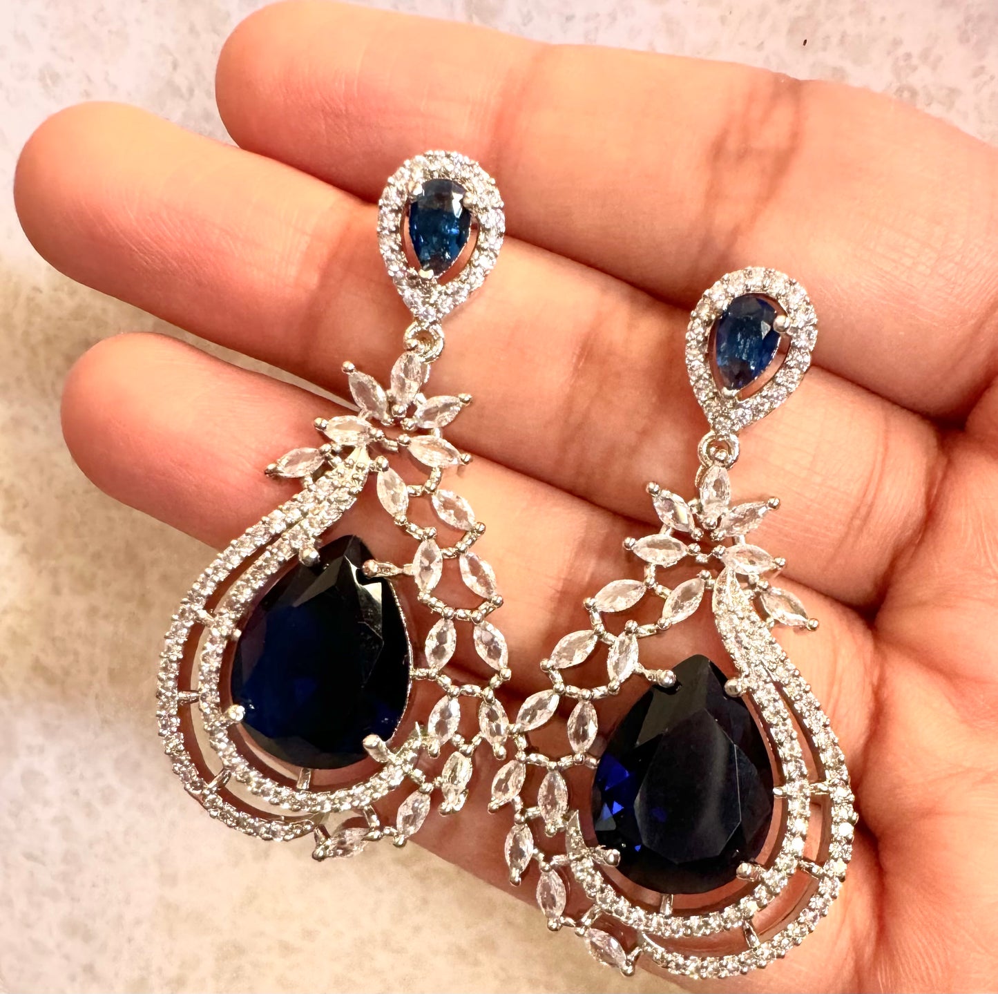Blue Shine Earrings