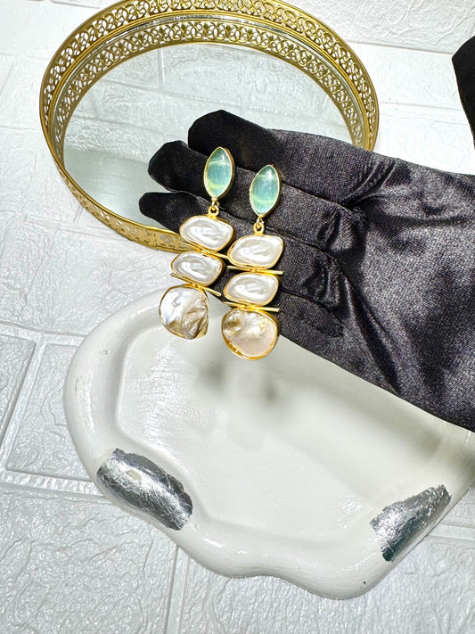 Mint Bohemian Dangles