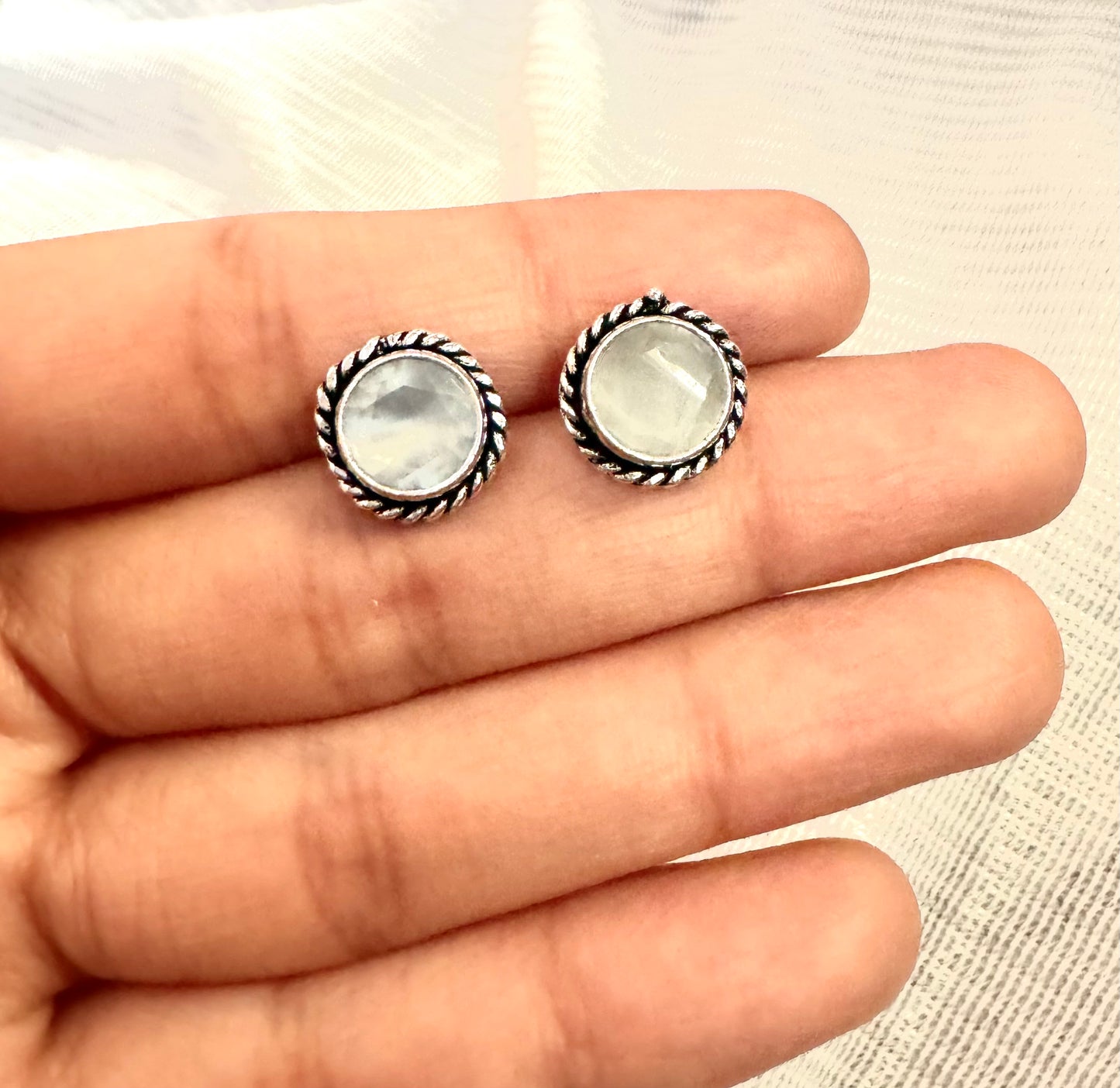 Grey Ratna Studs