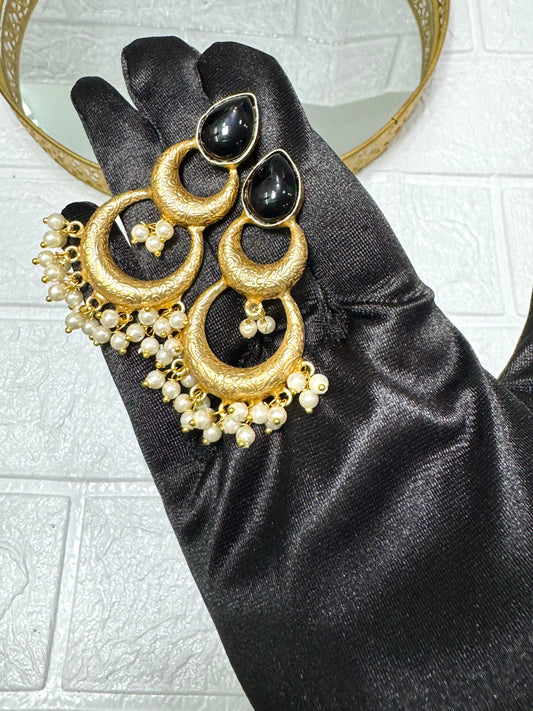 Black Mohini Chandbali