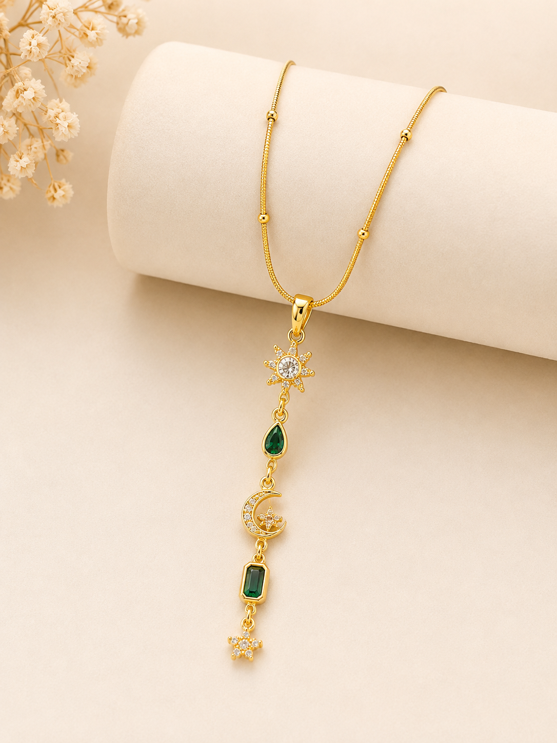 Anti-tarnish Celestia necklace