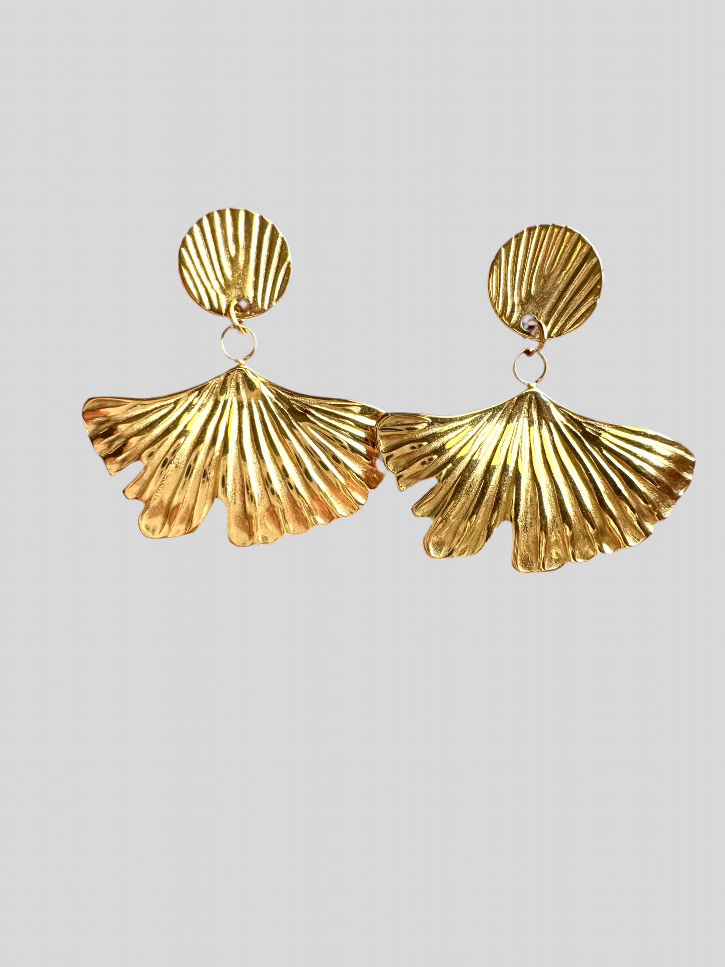 Anti Tarnish Flame Earrings