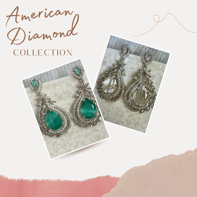 AMERICAN DIAMOND EARRINGS