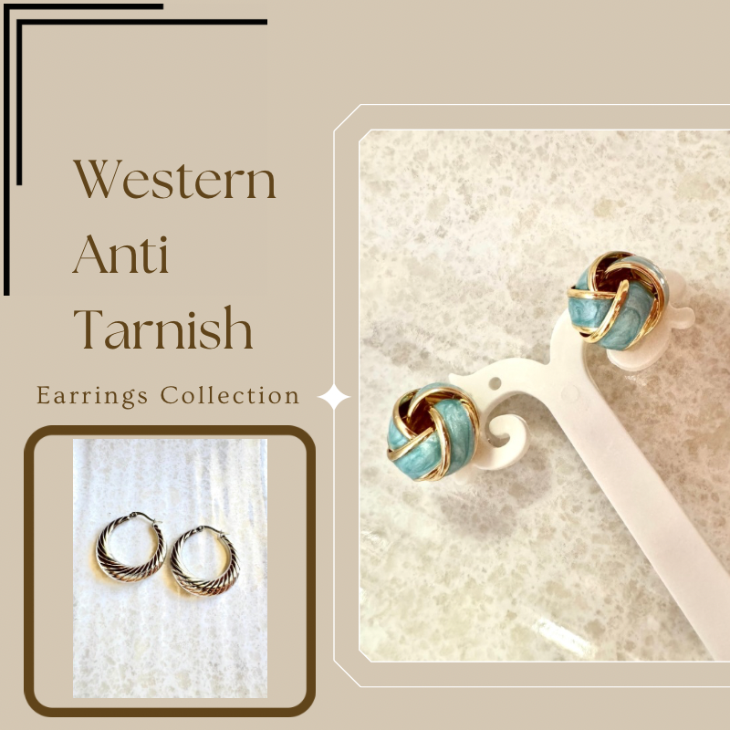 Western Anti Tarnish Earrings