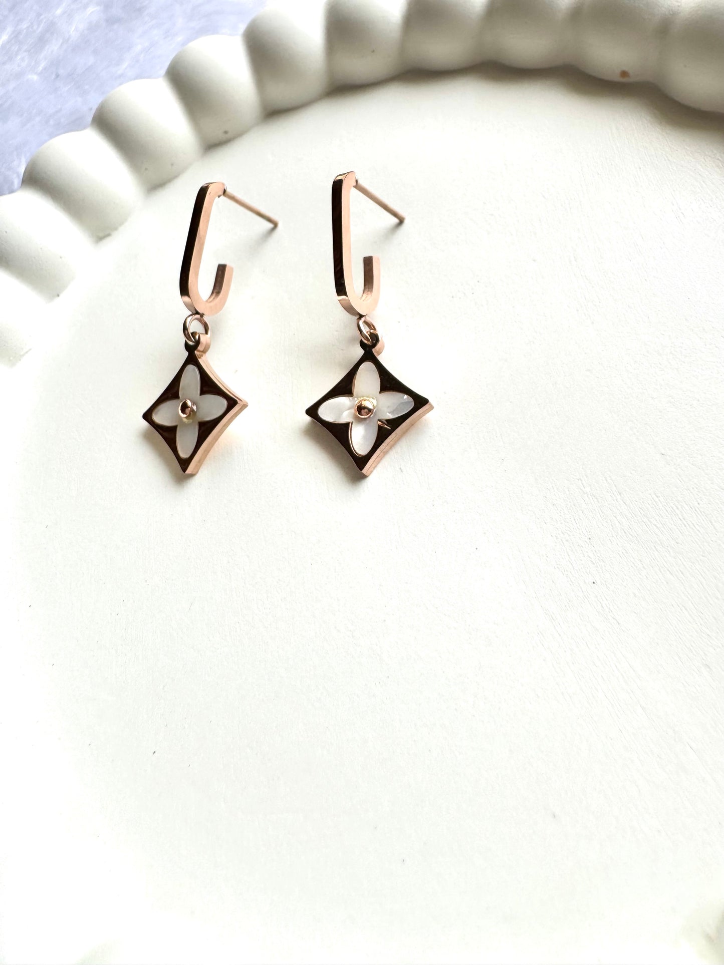 Anti Tarnish  Prism Earrings