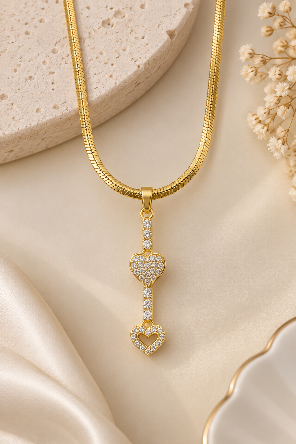 Anti-tarnish Amora necklace