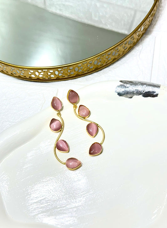 Pink Zoya Earrings