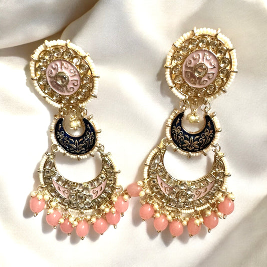 Pink Roshni Chandbaali