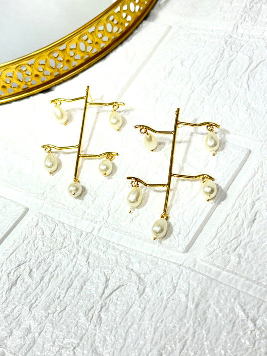 Pearl Branch Earrings