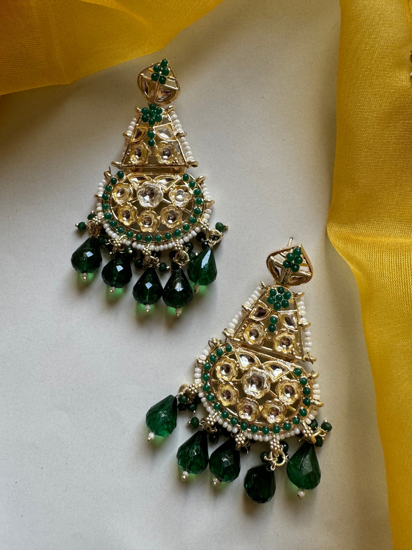 Emerald Shabnam Earrings