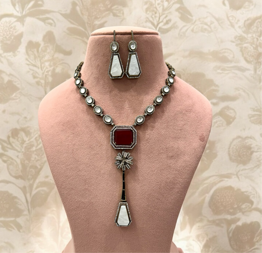 Ruby Safiya Necklace