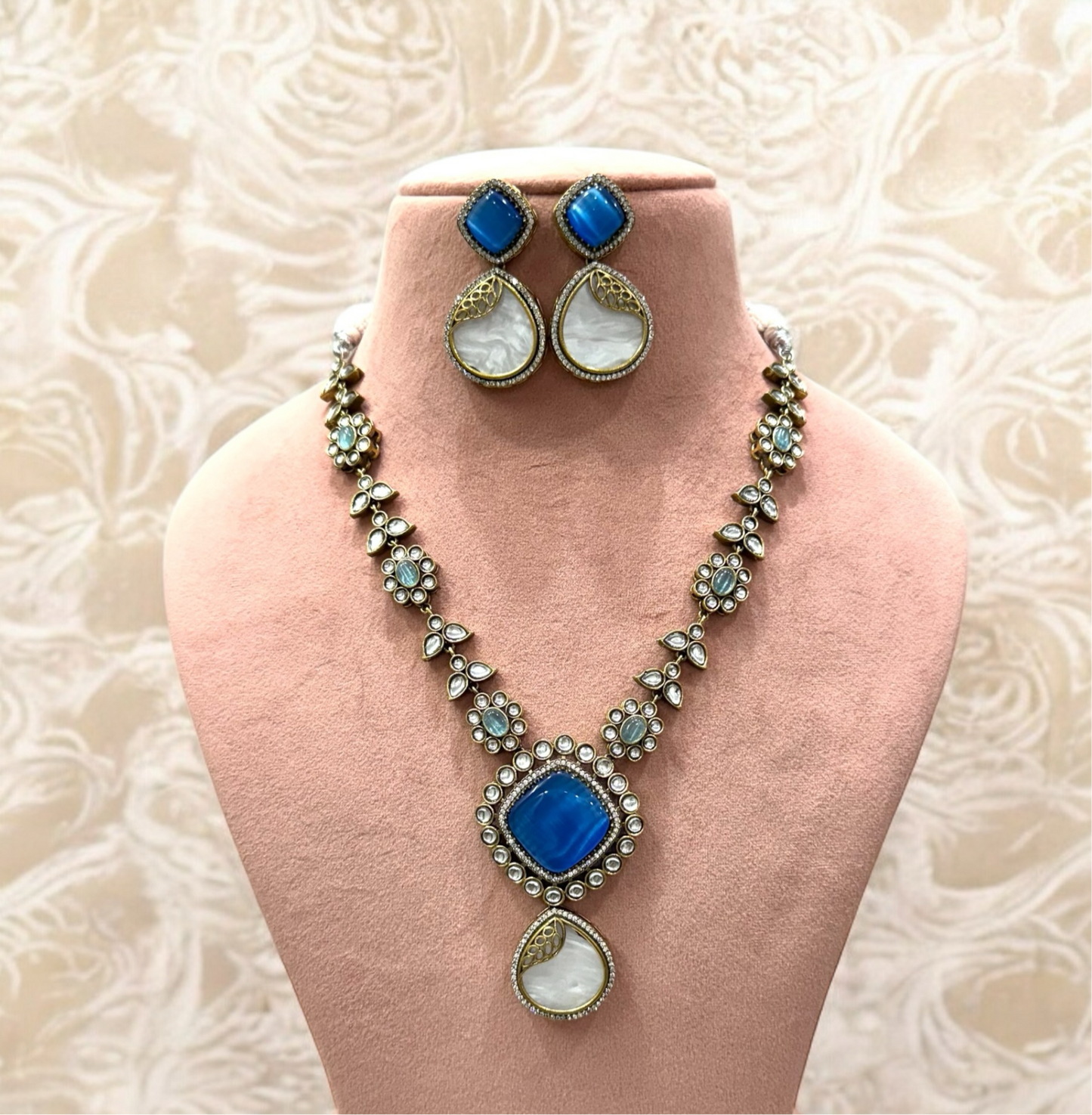 Blue Nishat Necklace