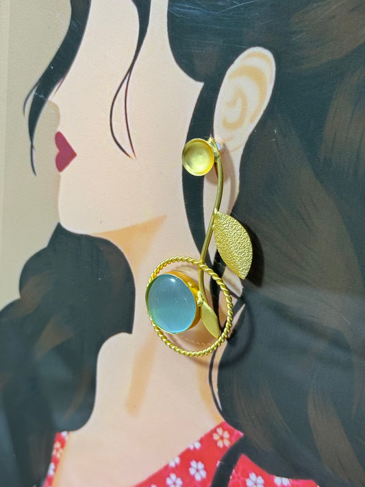 Blue Vine Earrings