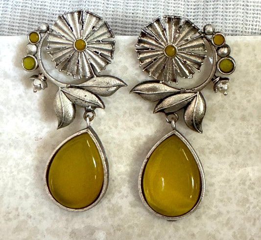 Yellow Mehek Earrings