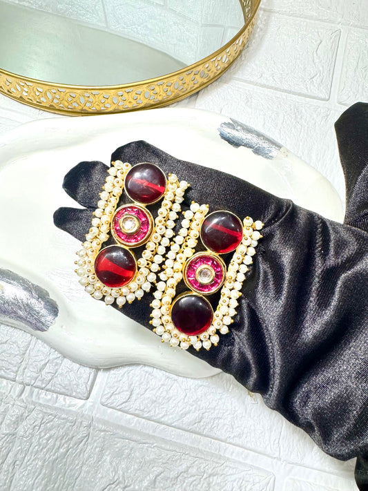 Ruby Rosy Earrings