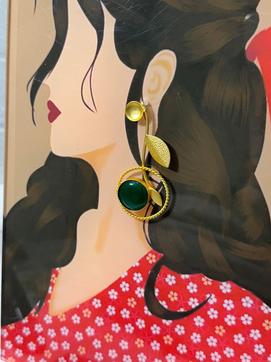 Emerald Vine Earrings