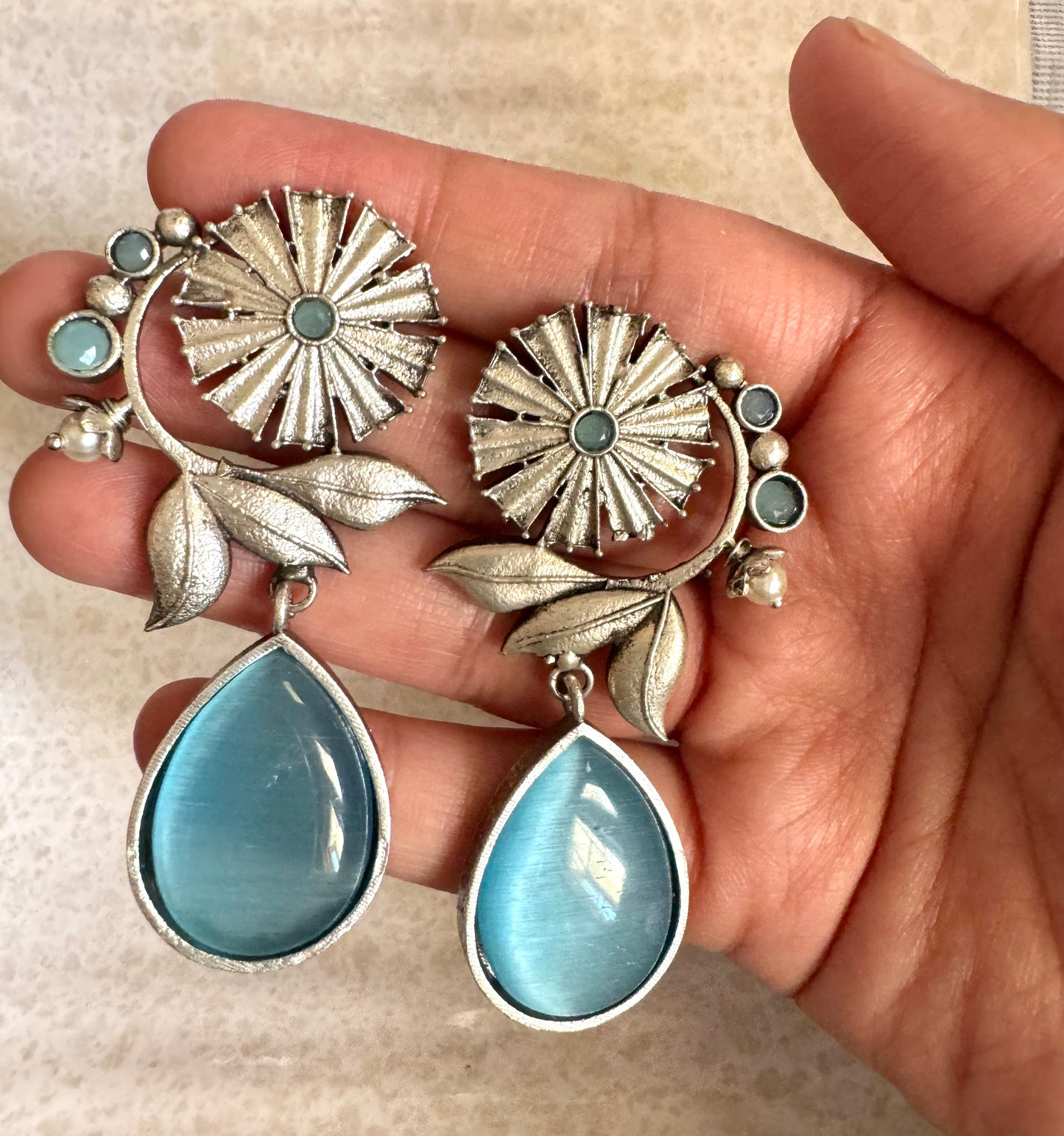 Blue Mehek Earrings