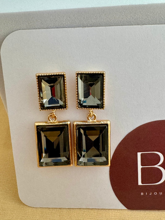 Graphite Glam Earrings
