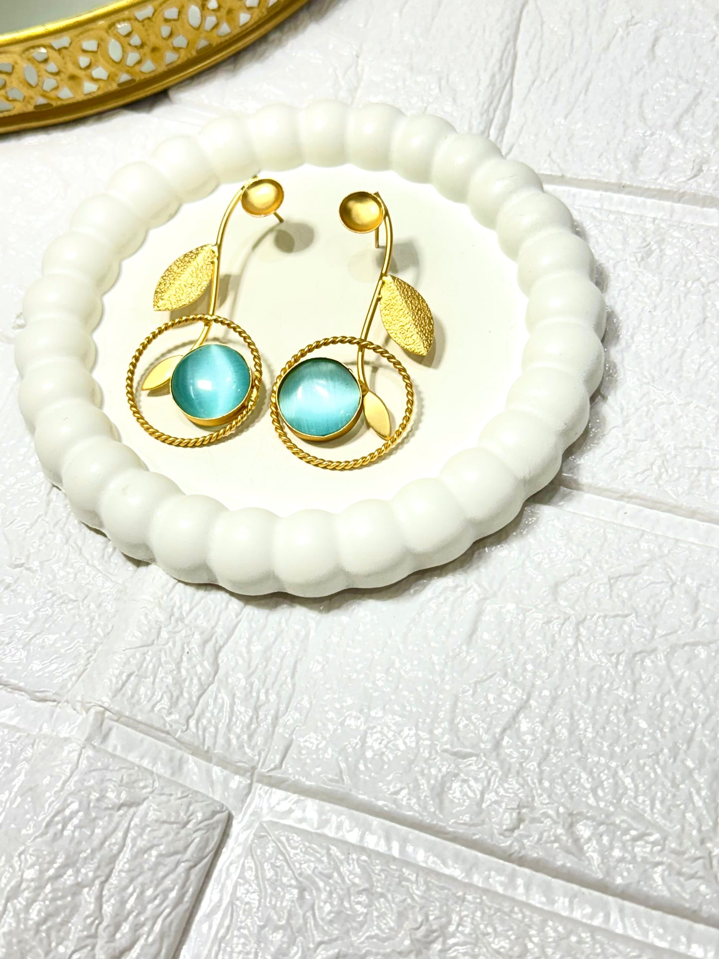 Blue Vine Earrings