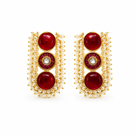 Ruby Rosy Earrings