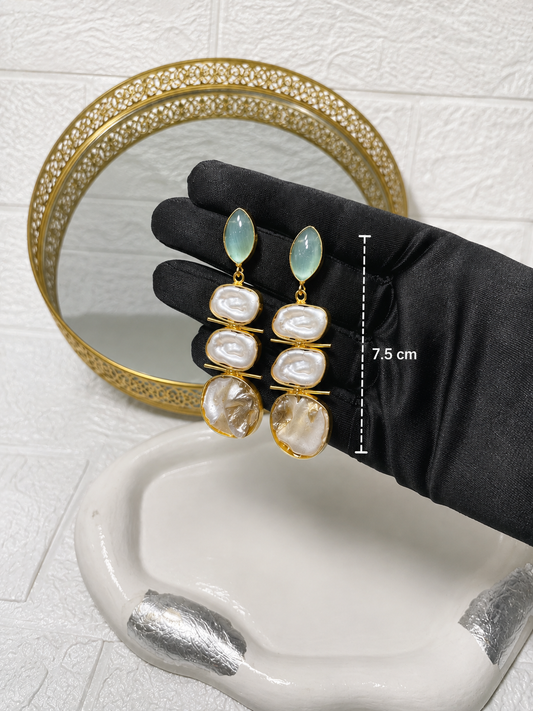 Mint Bohemian Dangles