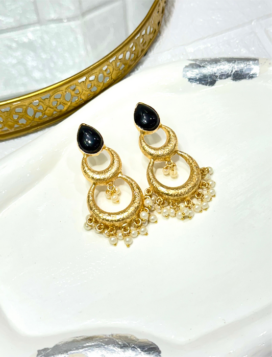 Black Mohini Chandbali
