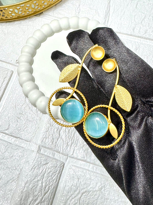 Blue Vine Earrings