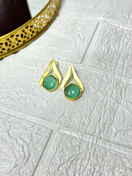 Mint Floreta Earrings