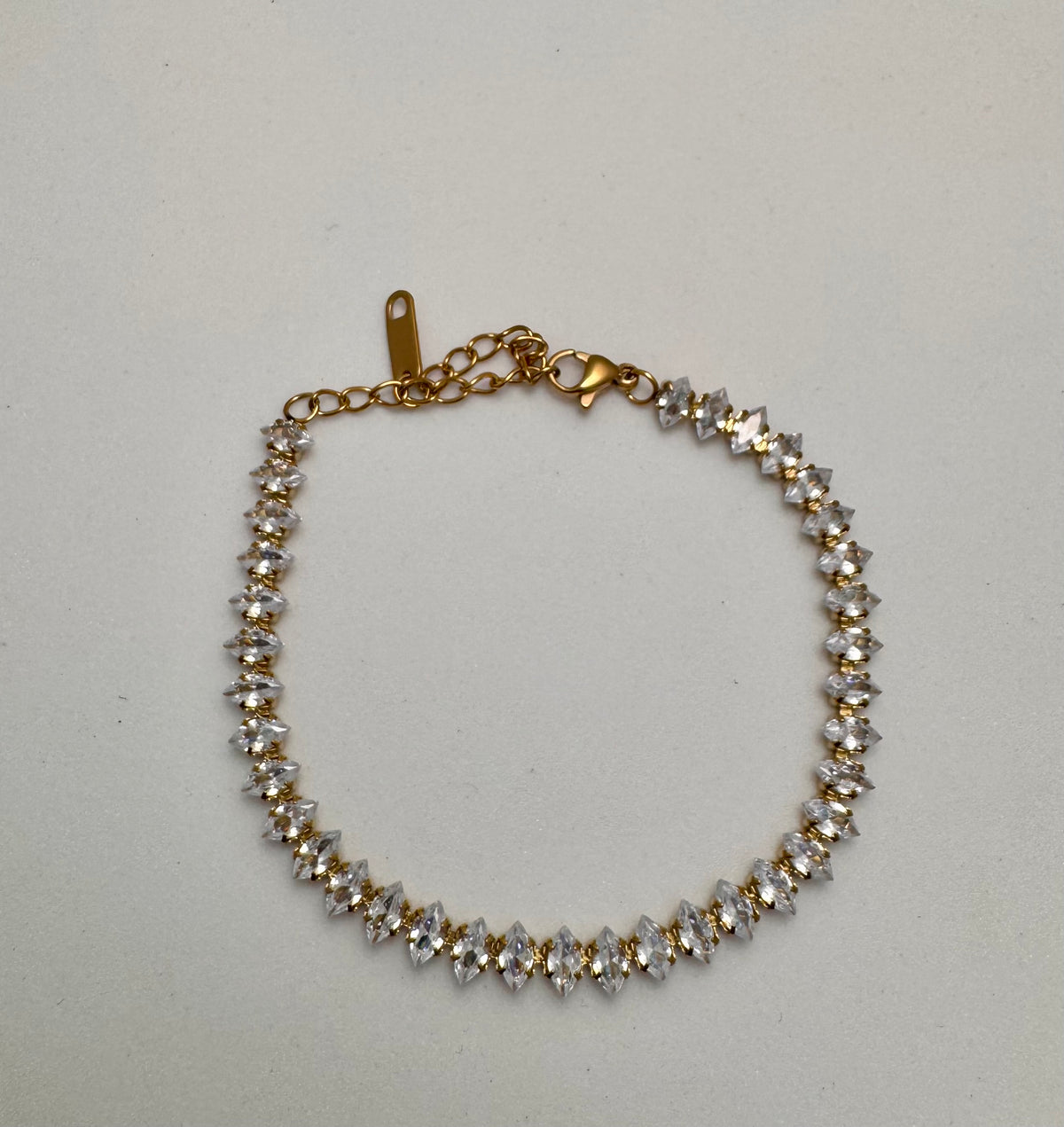 Anti Tarnish Cz Tennis Bracelet