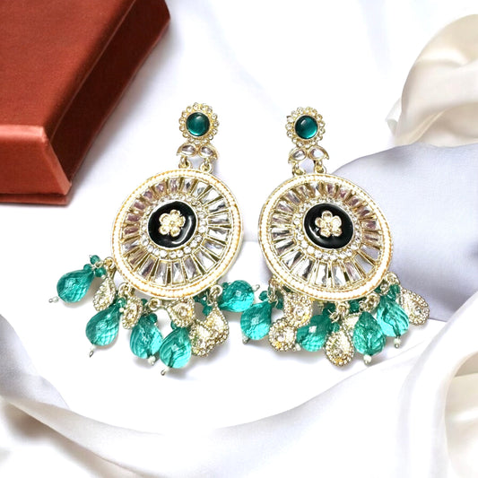 Green Saba Earrings