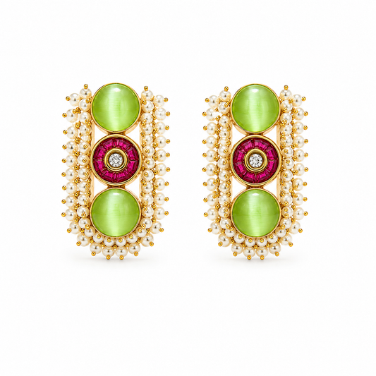 Apple Rosy Earrings