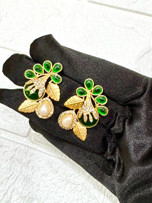 Emerald Bella Earrings