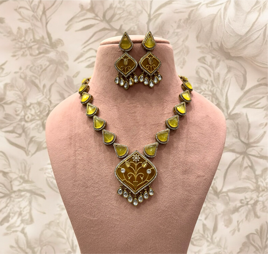 Yellow Aftab Necklace