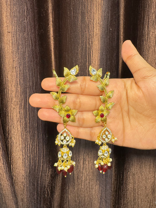 Ruby Shanaya Ear Cuffs