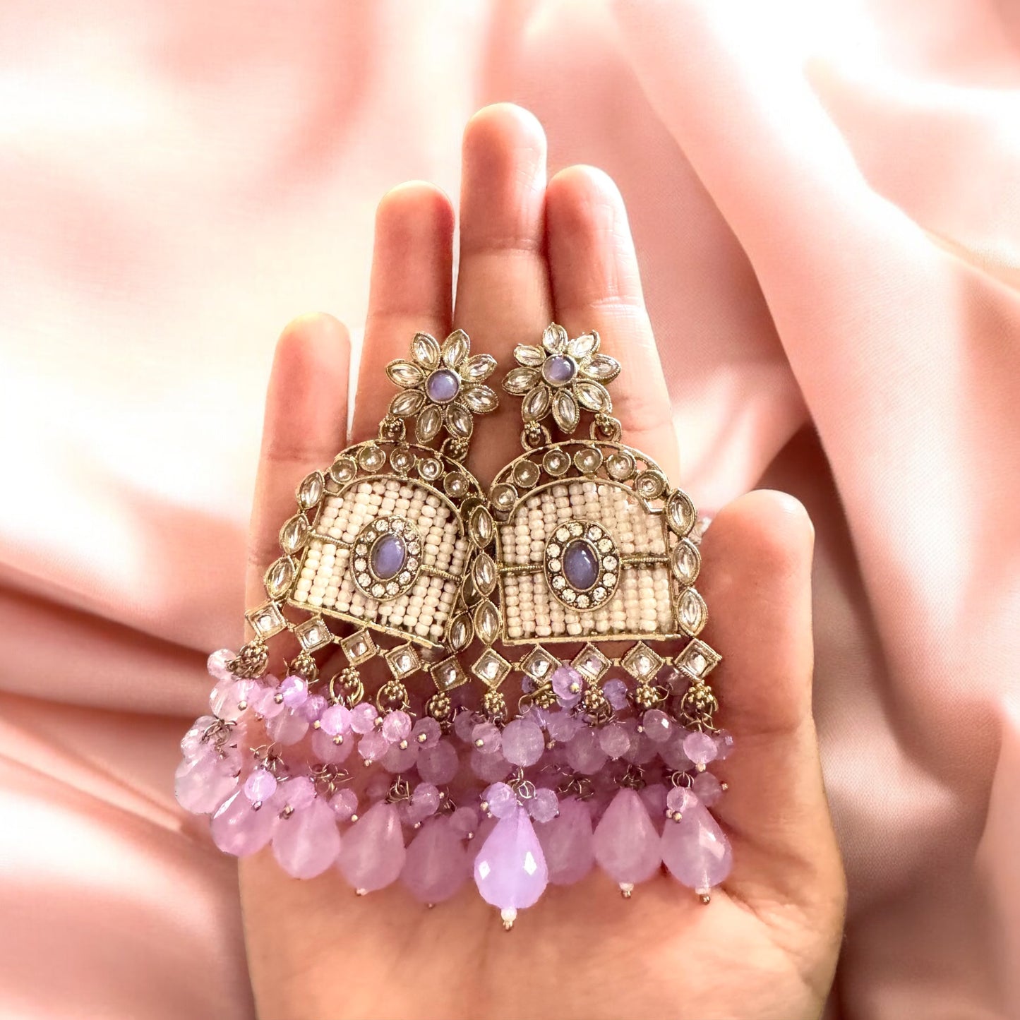 Mauve Raksha Earrings