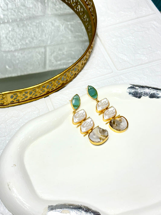 Mint Bohemian Dangles